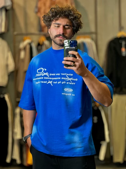 تیشرت مردانه پیش و پشت چاپ dance