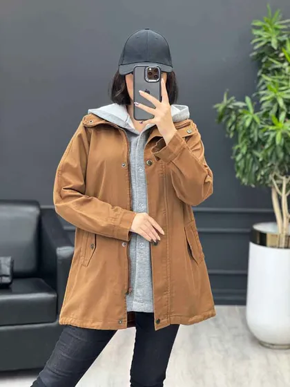 کت دو تکه یقه گت دار