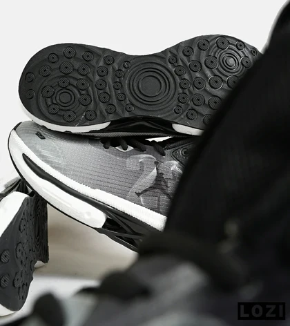 کتانی ساق‌دار مردانه مشکی سفید Nike air jordan 23