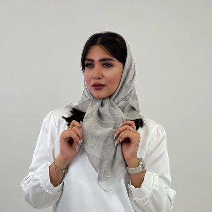 روسری ویسکوز چهارخونه