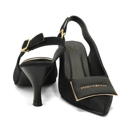 کفش مجلسی زنانه پاشنه‌دار 5 سانت مدل 400920 _ sandal valentino