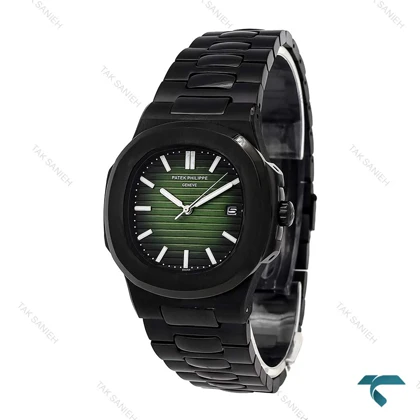 ساعت پتک فیلیپ ناتیلوس مردانه مشکی صفحه سبز Patek-6725-L