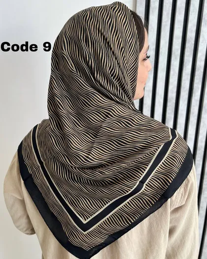 روسری حریر کرپ اورجینال 4100
