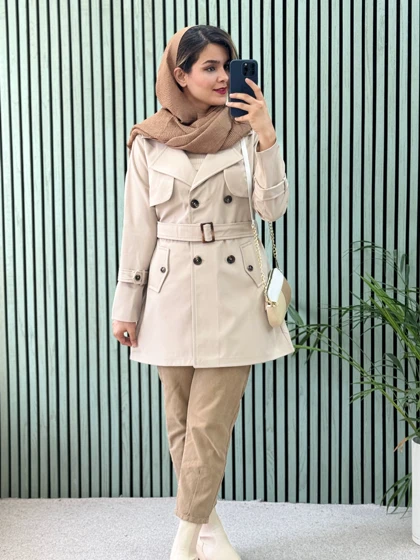 بارانی چهار دکمه ضد آب
