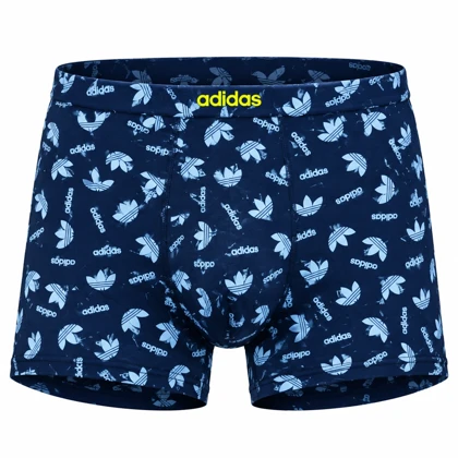 شورت پادار مردانه نخ پنبه اعلا طرح آدیداس (Adidas) – رنگ سرمه ای