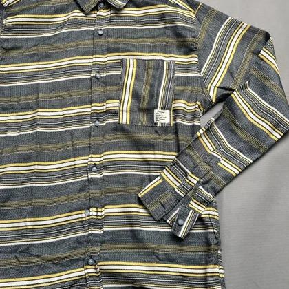 پیراهن مردانه پاییزه راه راه طوسی Grey line