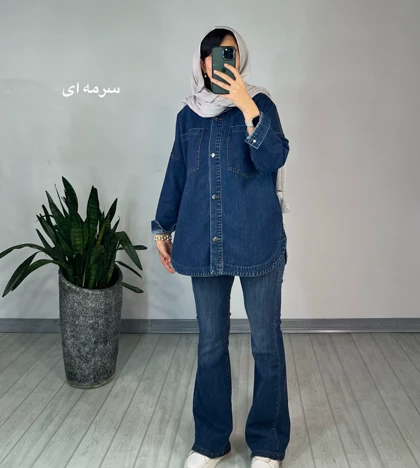 مانتو کتی جین(پیش فروش)