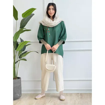 شومیز گلدوزی 19283