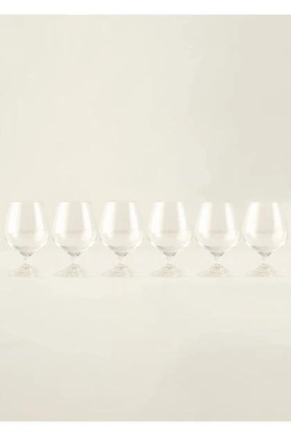 لیوان آب کنار قهوه Bella Maison مدل Shape Kristal - طبیعی