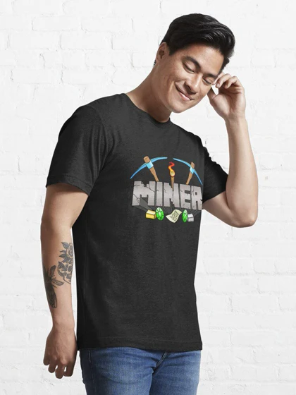 تیشرت طرح Minecraft Miner ماینکرافت