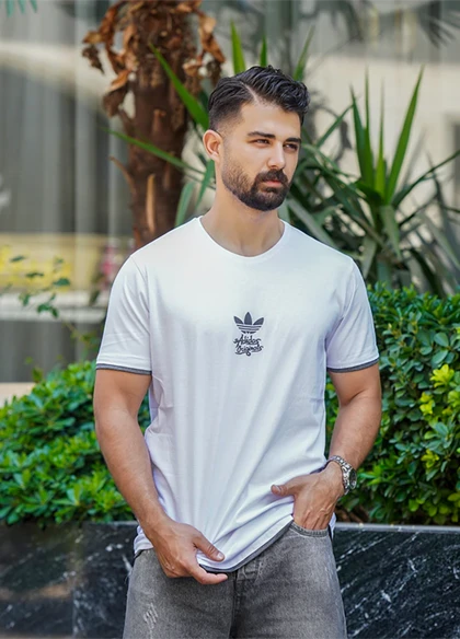 تیشرت مردانه Adidas سفید مدل T60
