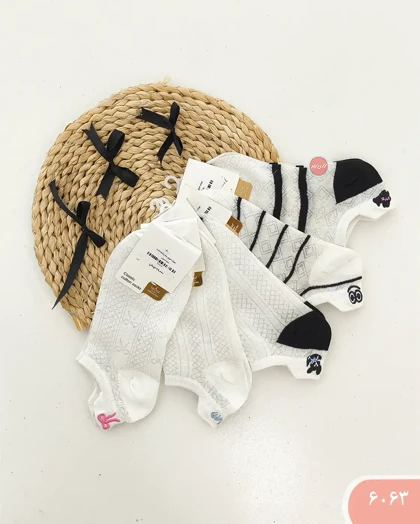 جوراب توری سه پاشنه6063