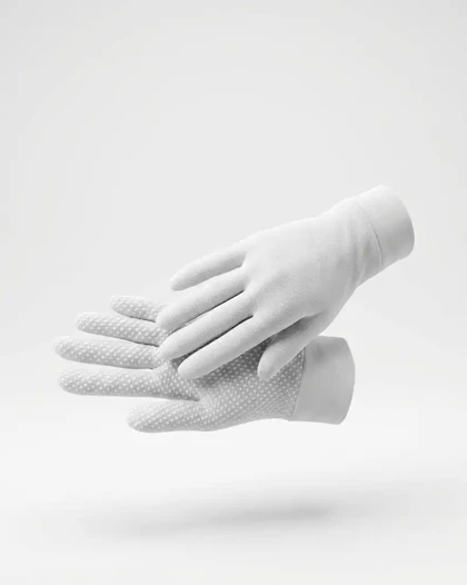 دستکش ریون تابستانی سفید