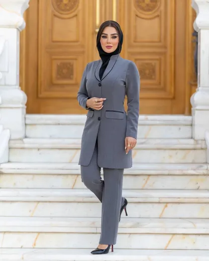 مانتو اداری مدل تابان کد 2174