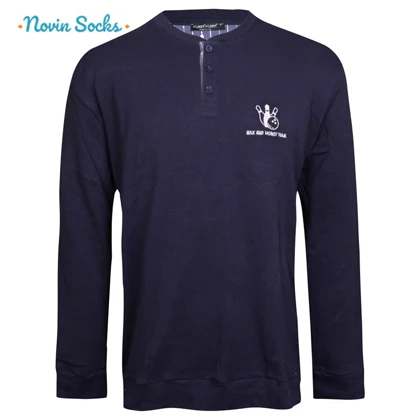 ست تیشرت و شلوار مردانه لین مدل نخ پنبه کد 5197-496