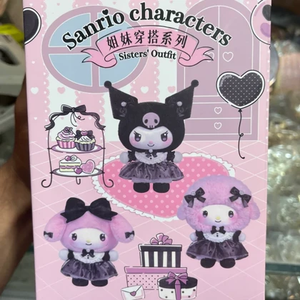عروسک شانسی مدل کرومی طرح Sanrio sister's outfit blindbox