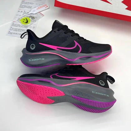 نایک زوم ایکس طرح لبخند مشکی صورتی Nike ZoomX Smile Black Pink