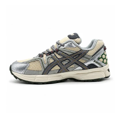 کفش و کتانی مردانه مدل اسیکس ASICS رنگ کرم طوسی کد 7049