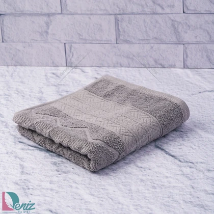حوله دستی طرح البروس رنگ سنگی