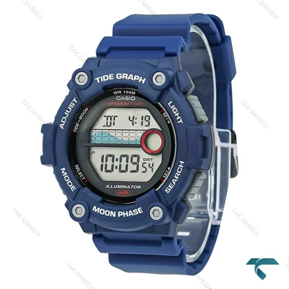ساعت کاسیو دیجیتالی WS-1300H آبی مردانه Casio-7698-G