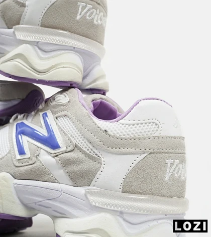 کفش کتانی زنانه کرم بنفش NEW BALANCE 9060 مدل 4188
