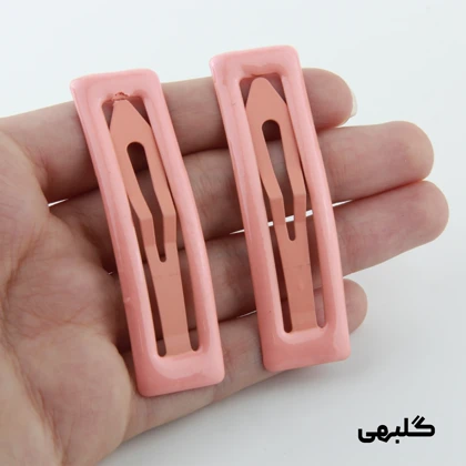 گیره مو دخترانه طرح تق تقی مستطیل