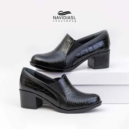 کفش تمام چرم زنانه اداری و روزانه کد 4009001