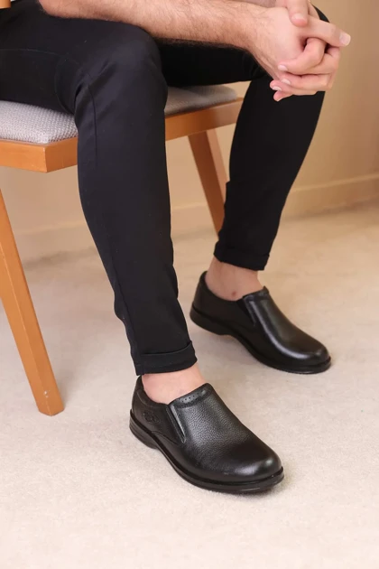 کفش مردانه چرم طبیعی کد 1203