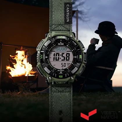 ساعت مچی مردانه کاسیو پرو ترک CASIO PRO TREK مدل PRG-340B-3DR