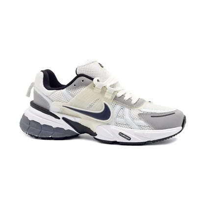 کفش و کتانی اسپرت مردانه مدل نایک کوشلون NIKE V2K رنگ سفید طوسی کد 43328