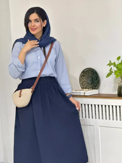 مانتو راه راه ترندی