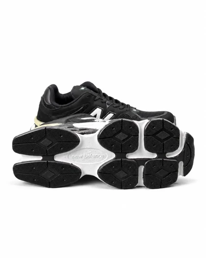 کفش کتانی بزرگ پا مدل نیوبالانس 9060 مشکی سفید New Balance 9060