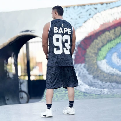 ست رکابی و شلوارک بسکتبالی مردانه بیپ طرح چریکی