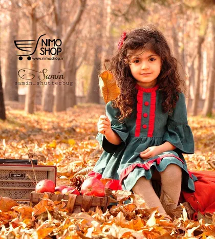 پیراهن چین‌دار میکرو دخترانه
