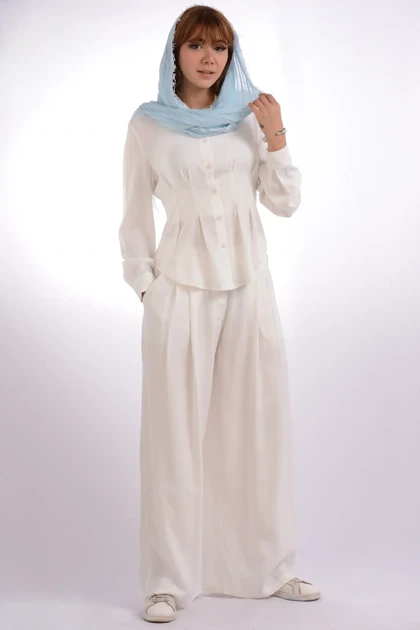 شومیز کمر پنس پانیسا