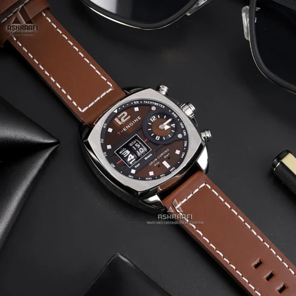 ساعت تی انجین درام کورنو T-Engine Drum Chrono 3939-BS