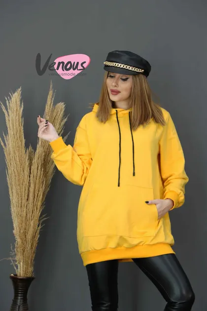 هودی بلند کلاهدار