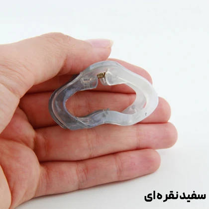 کلیپس دخترانه مدل منحنی کوچک دو رنگ