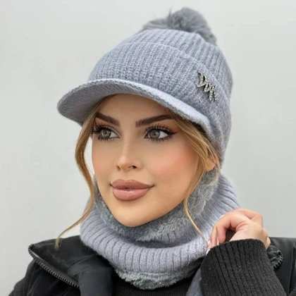 کلاه و شال رینگی نقابدار