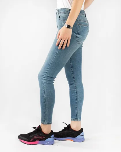 شلوار جین جذب زنانه نیلی