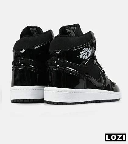 کفش کتانی ساق‌دار مردانه و زنانه مشکی NIKE jordan 1 مدل 6520