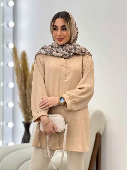 مانتو جلو بسته یقه دیپلمات