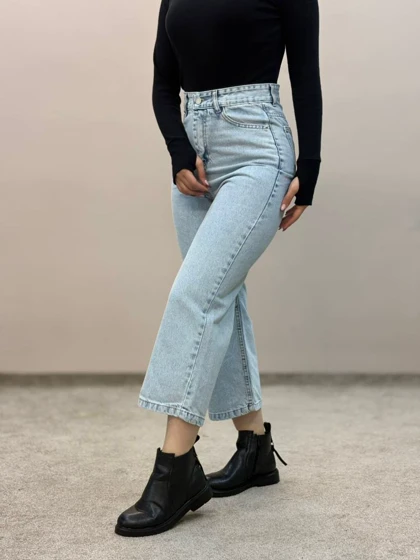 شلوار واید جین قد 6268