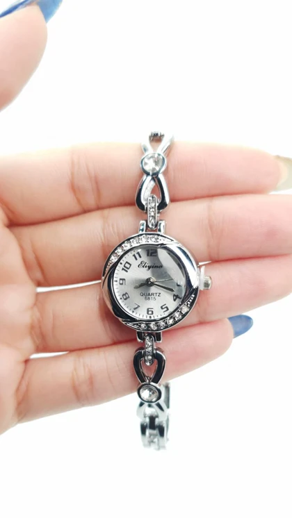 ساعت مچی زنانه الینا Eliyina نگین‌دار با موتور کوارتز