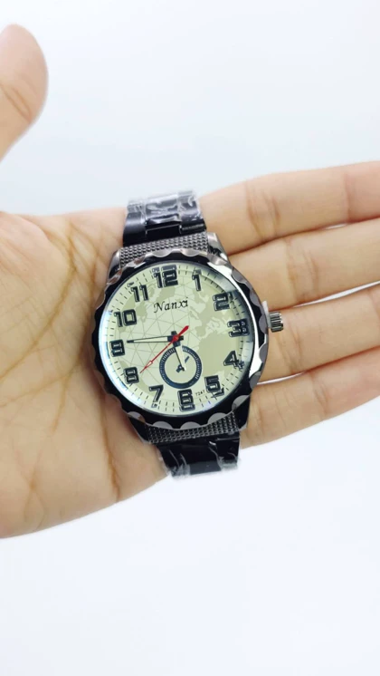 ساعت مچی مردانه نانسی Nanxi با موتور کوارتز و طراحی کلاسیک