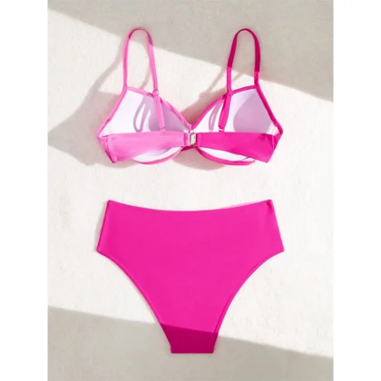 مایو زنانه دو تکه کاپ‌دار تریک (Treak) برند شین Shein