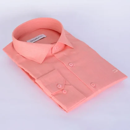 پیراهن مردانه فلورا گلبهی آستین دار