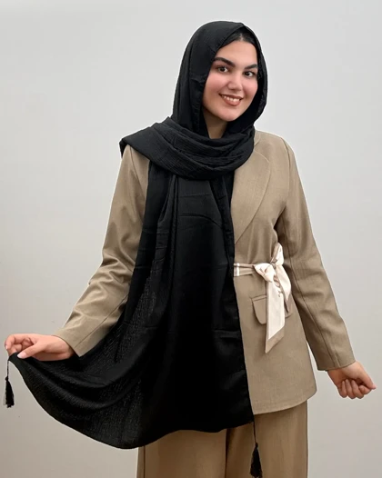 شال نخی دخترانه مدل دلینا