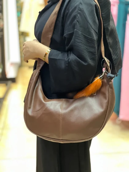 کیف چرم مدل قایقی