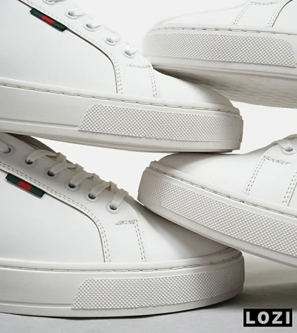 کفش اسنیکرزکژوال مردانه سفید GUCCI